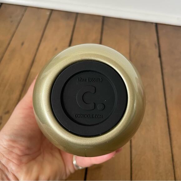 Corckcicle Metallic Gold Stemless Wine Tumbler 12oz - Picture 4 of 5
